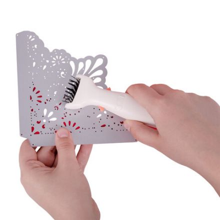 Щетка для вырубки и рукоделия "3 в 1" (щетка, лопатка, шило), ОСТРОВ СОКРОВИЩ, 663840, 860-111-001