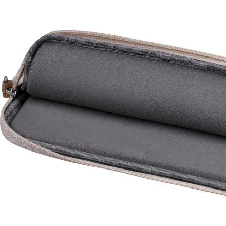 Сумка для ноутбука Solid 15.6 (Солид) PU кожа, бежевый, карман