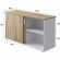 Шкаф-купе Комус Мебель К-Loft 241H041 1370х420х752 дуб натур/белый