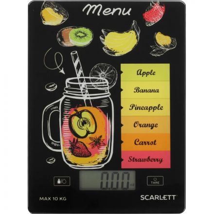 Весы Scarlett SC-KS57P77,настольные, 10 кг, смузи Весы Scarlett SC-KS57P77,настольные, 10 кг, смузи