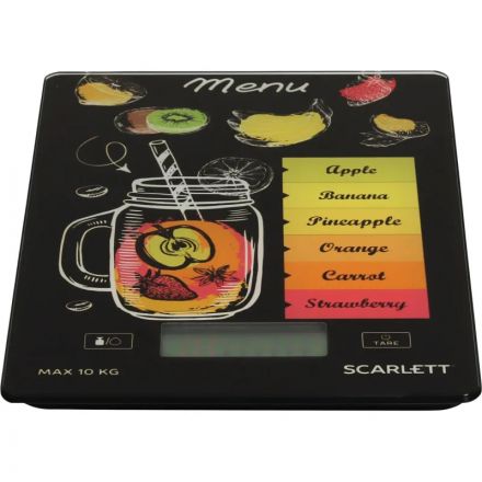 Весы Scarlett SC-KS57P77,настольные, 10 кг, смузи Весы Scarlett SC-KS57P77,настольные, 10 кг, смузи