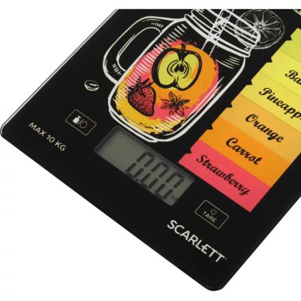 Весы Scarlett SC-KS57P77,настольные, 10 кг, смузи Весы Scarlett SC-KS57P77,настольные, 10 кг, смузи