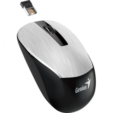 Мышь компьютерная Genius NX-7015, беспроводная серебряный Мышь компьютерная Genius NX-7015, беспроводная серебряный