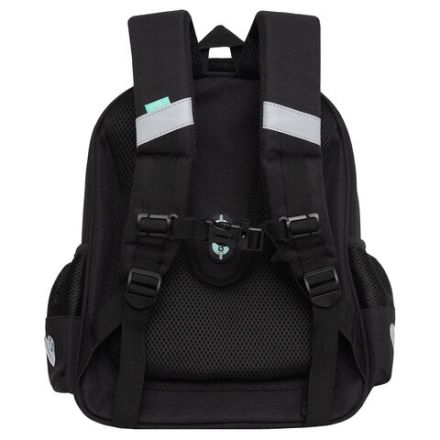 Ранец GRIZZLY анатомическая спинка, c брелоком, для девочек, "I'M HERE", 36х28х20 см, RAz-586-6/1 Ранец GRIZZLY анатомическая спинка, c брелоком, для девочек, "I'M HERE", 36х28х20 см, RAz-586-6/1