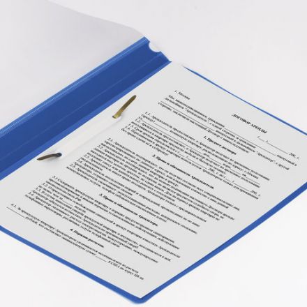 Скоросшиватель пластиковый STAFF, А4, 100/120 мкм, синий, 225730 Скоросшиватель пластиковый STAFF, А4, 100/120 мкм, синий, 225730