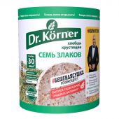 Хлебцы хрустящие Семь злаков Dr.Korner 100 гр Хлебцы хрустящие Семь злаков Dr.Korner 100 гр
