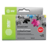 Картридж струйный CACTUS (CS-CLI521C/M/Y) для CANON Pixma MP540/630/980, комплект 3 цвета Картридж струйный CACTUS (CS-CLI521C/M/Y) для CANON Pixma MP540/630/980, комплект 3 цвета