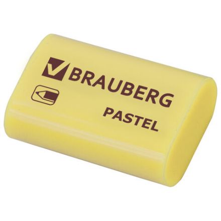 Ластик BRAUBERG "Pastel", 37х24х11мм, ассорти пастельных цветов, экологичный ПВХ, 229582 Ластик BRAUBERG "Pastel", 37х24х11мм, ассорти пастельных цветов, экологичный ПВХ, 229582
