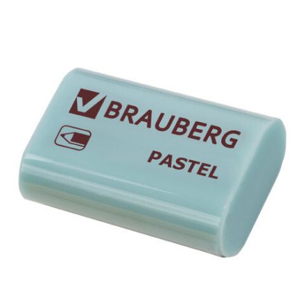 Ластик BRAUBERG "Pastel", 37х24х11мм, ассорти пастельных цветов, экологичный ПВХ, 229582 Ластик BRAUBERG "Pastel", 37х24х11мм, ассорти пастельных цветов, экологичный ПВХ, 229582