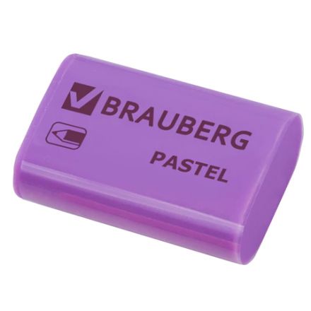 Ластик BRAUBERG "Pastel", 37х24х11мм, ассорти пастельных цветов, экологичный ПВХ, 229582 Ластик BRAUBERG "Pastel", 37х24х11мм, ассорти пастельных цветов, экологичный ПВХ, 229582