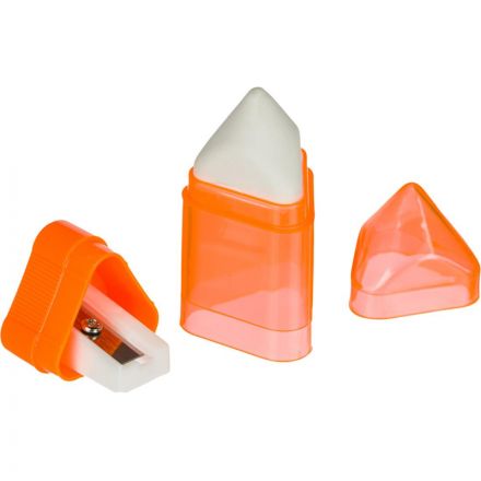 Точилка Attache Colorful с контейнером и ластиком Точилка Attache Colorful с контейнером и ластиком