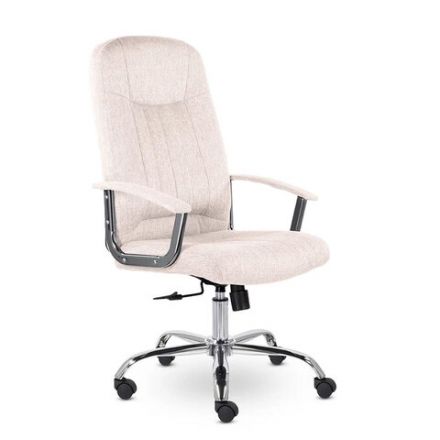 Кресло офисное "Бостон", CH-277, хром, ткань, бежевый (M-11) Кресло офисное "Бостон", CH-277, хром, ткань, бежевый (M-11)