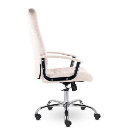 Кресло офисное "Бостон", CH-277, хром, ткань, бежевый (M-11) Кресло офисное "Бостон", CH-277, хром, ткань, бежевый (M-11)