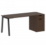 Home Office Стол письменный VR.SP-3-178.1.A Венге/Антрацит металл 1780*720*750 Home Office Стол письменный VR.SP-3-178.1.A Венге/Антрацит металл 1780*720*750