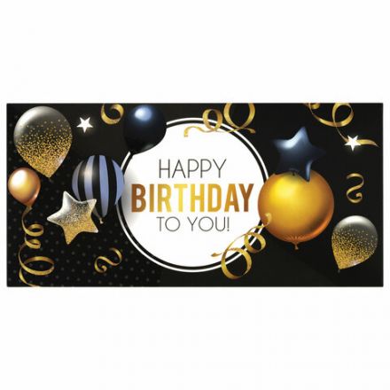 Конверт для денег "HAPPY BIRTHDAY TO YOU!", Шары, 166х82 мм, выборочный лак, ЗОЛОТАЯ СКАЗКА, 113751 Конверт для денег "HAPPY BIRTHDAY TO YOU!", Шары, 166х82 мм, выборочный лак, ЗОЛОТАЯ СКАЗКА, 113751