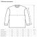 Футболка (160 г.) с длинным рукавом бел.(XXL)