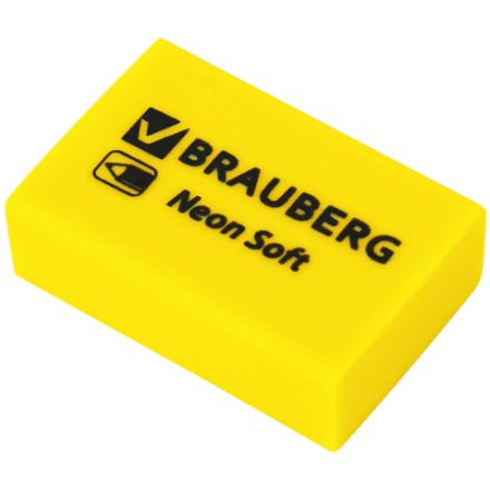 Ластики BRAUBERG NEON SOFT НАБОР 12 штук, размер ластика 31х20х10 мм, экологичный ПВХ, 271339 Ластики BRAUBERG NEON SOFT НАБОР 12 штук, размер ластика 31х20х10 мм, экологичный ПВХ, 271339