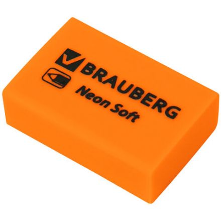 Ластики BRAUBERG NEON SOFT НАБОР 12 штук, размер ластика 31х20х10 мм, экологичный ПВХ, 271339 Ластики BRAUBERG NEON SOFT НАБОР 12 штук, размер ластика 31х20х10 мм, экологичный ПВХ, 271339