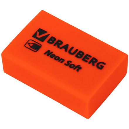 Ластики BRAUBERG NEON SOFT НАБОР 12 штук, размер ластика 31х20х10 мм, экологичный ПВХ, 271339 Ластики BRAUBERG NEON SOFT НАБОР 12 штук, размер ластика 31х20х10 мм, экологичный ПВХ, 271339