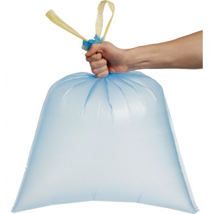 Мешки для мусора ПНД 35л 12мкм 15шт/уп синие Bioразл 50х60см Комус с завяз Мешки для мусора ПНД 35л 12мкм 15шт/уп синие Bioразл 50х60см Комус с завяз