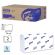 Полотенца бумажные 200 шт., PROtissue (H2) PREMIUM, 2-слойные, белые, КОМПЛЕКТ 21 пачка, 24х21,5 см, Z-сложение, С442