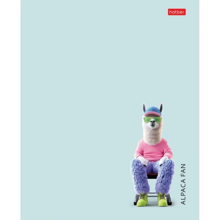 Тетрадь 48л А5ф клетка,скоба Пластик.облож,ассорт,Любитель альпак,090249 Тетрадь 48л А5ф клетка,скоба Пластик.облож,ассорт,Любитель альпак,090249