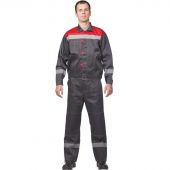 Костюм рабочий летний муж. л20-КБР сер/красн (р.48-50) 182-188 Костюм рабочий летний муж. л20-КБР сер/красн (р.48-50) 182-188