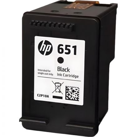 Картридж струйный HP 651 черный оригинальный