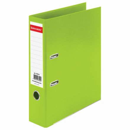 Папка-регистратор BRAUBERG "EXTRA", 75 мм, салатовая, двустороннее покрытие пластик, металлический уголок, 228576 Папка-регистратор BRAUBERG "EXTRA", 75 мм, салатовая, двустороннее покрытие пластик, металлический уголок, 228576