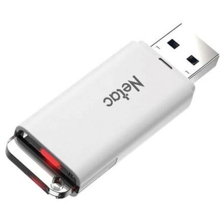 Флеш-диск 128 GB NETAC U185, USB 2.0, белый, NT03U185N-128G-20WH Флеш-диск 128 GB NETAC U185, USB 2.0, белый, NT03U185N-128G-20WH