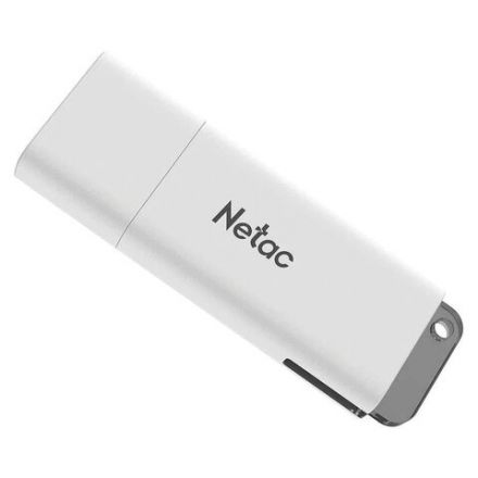 Флеш-диск 128 GB NETAC U185, USB 2.0, белый, NT03U185N-128G-20WH Флеш-диск 128 GB NETAC U185, USB 2.0, белый, NT03U185N-128G-20WH
