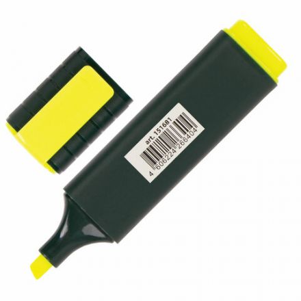 Текстовыделитель BRAUBERG "ORIGINAL", ЖЕЛТЫЙ, линия 1-5 мм, 151681 Текстовыделитель BRAUBERG "ORIGINAL", ЖЕЛТЫЙ, линия 1-5 мм, 151681