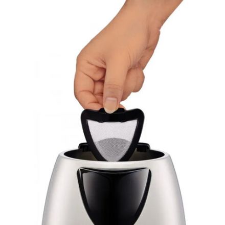 Чайник TEFAL KI150D30, 1,7 л, 2400 Вт, закрытый нагревательный элемент, сталь, серебристый, 7211001458 Чайник TEFAL KI150D30, 1,7 л, 2400 Вт, закрытый нагревательный элемент, сталь, серебристый, 7211001458