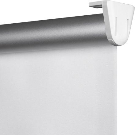 Рулонная штора Комус Мебель blackout silver 537837 V1, 70х160, белый