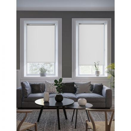 Рулонная штора Комус Мебель blackout silver 537837 V1, 70х160, белый