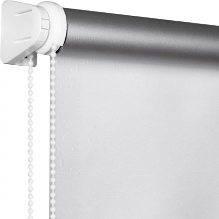 Рулонная штора Комус Мебель blackout silver 537837 V1, 70х160, белый