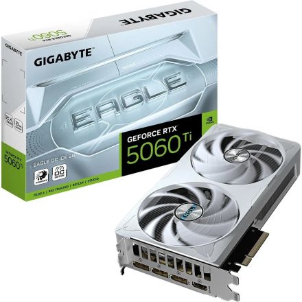 Видеокарта Gigabyte RTX5060Ti EAGLE OC ICE 8GB (GV-N506TEAGLEOC ICE-8GD)