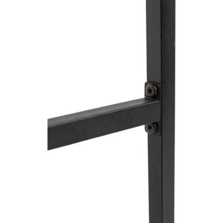 Стол BRABIX "SMART CD-020", 900х500х770 мм, ЛОФТ, металл/ЛДСП бунратти, каркас черный, 641950