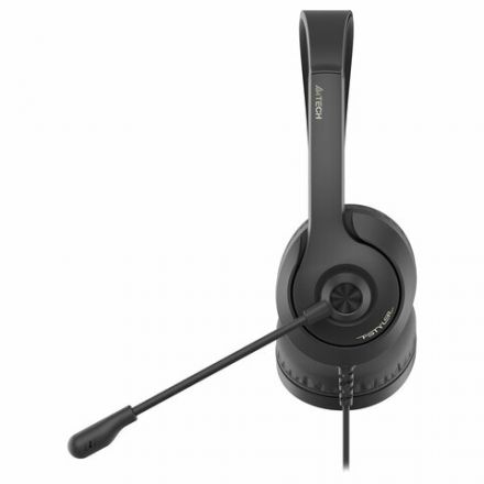 Наушники с микрофоном (гарнитура) A4TECH Fstyler FH100U, проводные, 2 м, USB, черные, 1774509 Наушники с микрофоном (гарнитура) A4TECH Fstyler FH100U, проводные, 2 м, USB, черные, 1774509