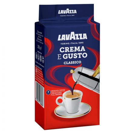 Кофе молотый Lavazza "Crema e Gusto", вакуумный пакет, 250г Кофе молотый Lavazza "Crema e Gusto", вакуумный пакет, 250г