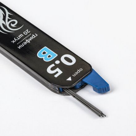 Грифели запасные 0,5 мм, B, BRAUBERG, КОМПЛЕКТ 20 шт., "Black Jack", 180449 Грифели запасные 0,5 мм, B, BRAUBERG, КОМПЛЕКТ 20 шт., "Black Jack", 180449