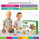 Магнитный конструктор BIG MAGNETIC BLOCKS-34, 34 детали, с колесной базой, BRAUBERG KIDS, 663845