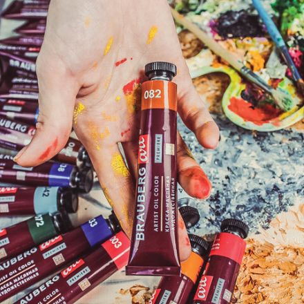 Краски масляные художественные BRAUBERG ART PREMIERE, 18 цв. по 22 мл, в тубах, 191459 Краски масляные художественные BRAUBERG ART PREMIERE, 18 цв. по 22 мл, в тубах, 191459