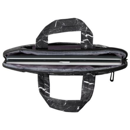 Сумка портфель BRAUBERG STYLE с отделением для ноутбука 13-14", 3 кармана, "Marble", черная, 26х36х3 см, 270835 Сумка портфель BRAUBERG STYLE с отделением для ноутбука 13-14", 3 кармана, "Marble", черная, 26х36х3 см, 270835
