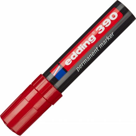 Маркер перманентный EDDING E-390/2 красный 4-12мм скошенный наконеч Маркер перманентный EDDING E-390/2 красный 4-12мм скошенный наконеч