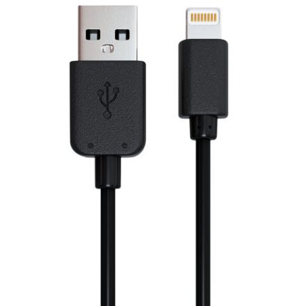 Кабель USB 2.0 – Lightning, 1 м, RED LINE, для подключения портативных устройств, черный, УТ000008646 Кабель USB 2.0 – Lightning, 1 м, RED LINE, для подключения портативных устройств, черный, УТ000008646