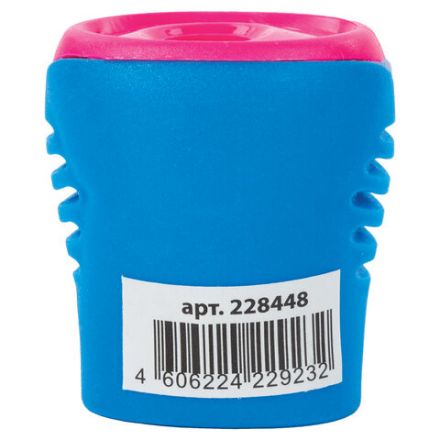 Точилка BRAUBERG "Mix", с контейнером, пластиковая, корпус ассорти, 228448 Точилка BRAUBERG "Mix", с контейнером, пластиковая, корпус ассорти, 228448