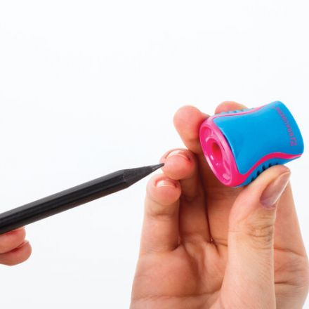 Точилка BRAUBERG "Mix", с контейнером, пластиковая, корпус ассорти, 228448 Точилка BRAUBERG "Mix", с контейнером, пластиковая, корпус ассорти, 228448