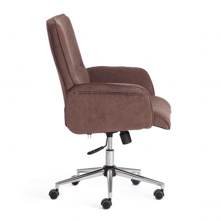 Кресло Tetchair YORK, флок , коричневый, 6