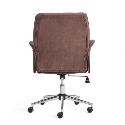 Кресло Tetchair YORK, флок , коричневый, 6